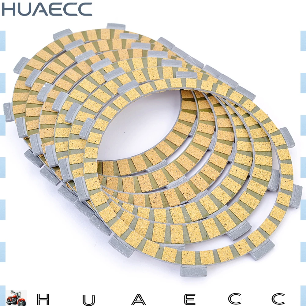 Clutch Friction Steel Plates Disc for Yamaha TTR230 TT-R230 XT225 Serow TTR225 TT-R225 TT225 TT225T TT225S 36X1632100 5371632100