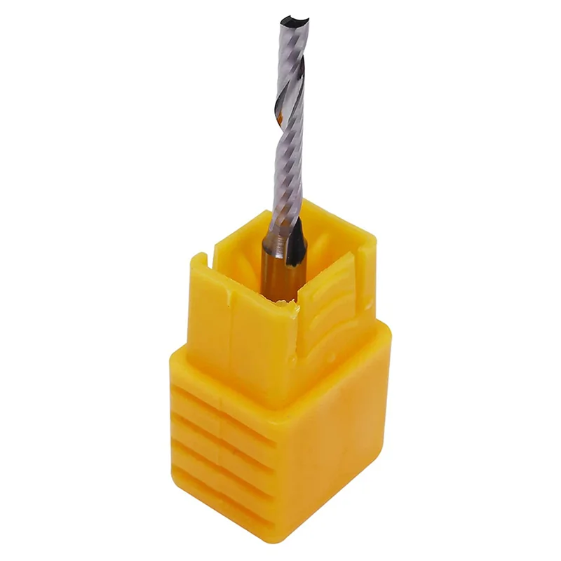 

ABVJ-50 PCS 2Mm X 15Mm Carbide Single Flute End Mill Router Bit For Engraving Machine