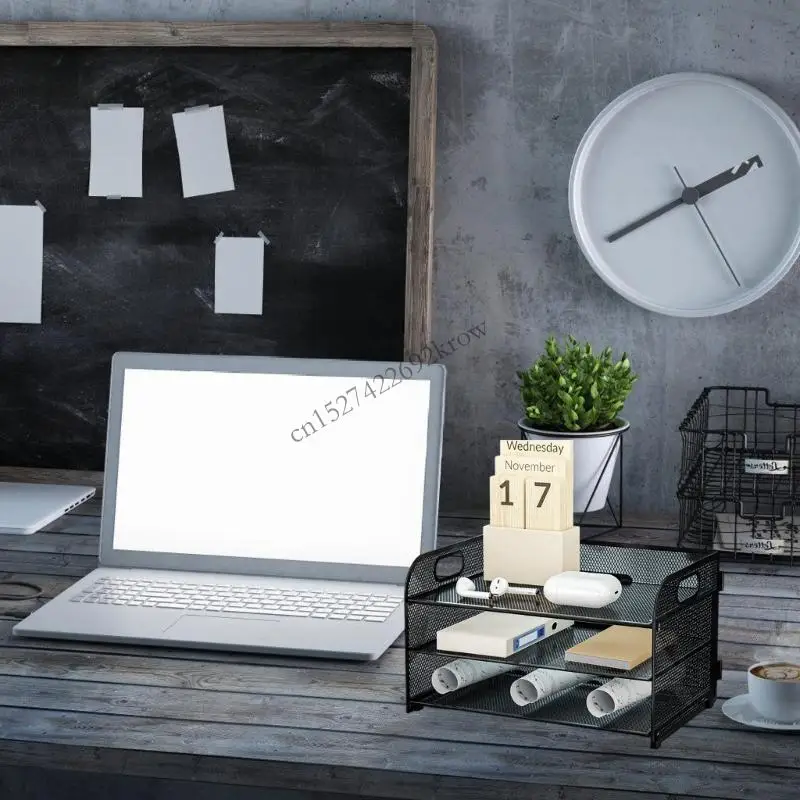 Office Desktop Organizers and Accessories Book Magazine Stand for Office Supplies R9CB