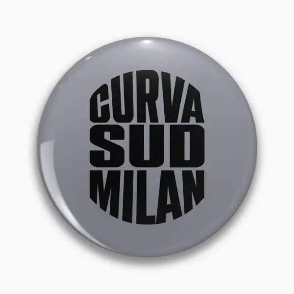 Curva Sud Milano 2  Soft Button Pin Women Lapel Pin Brooch Badge Metal Decor Cartoon Hat Collar Fashion Lover Jewelry Funny