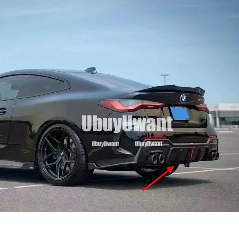 For BMW 4 Series G22 G23 Rear Diffuser CARBON Car Rear Bumper Lip Spoiler Diffuser  430i M440i M Sport 2020+