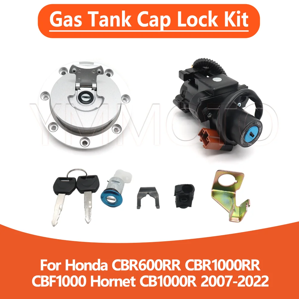 

Для мотоциклов Honda CBR600RR, CBR1000RR, CBF1000, Hornet, CB1000R (2007-2022): Комплект аксессуаров — замок зажигания, крышка топливного бака, замок сиденья, ключи.