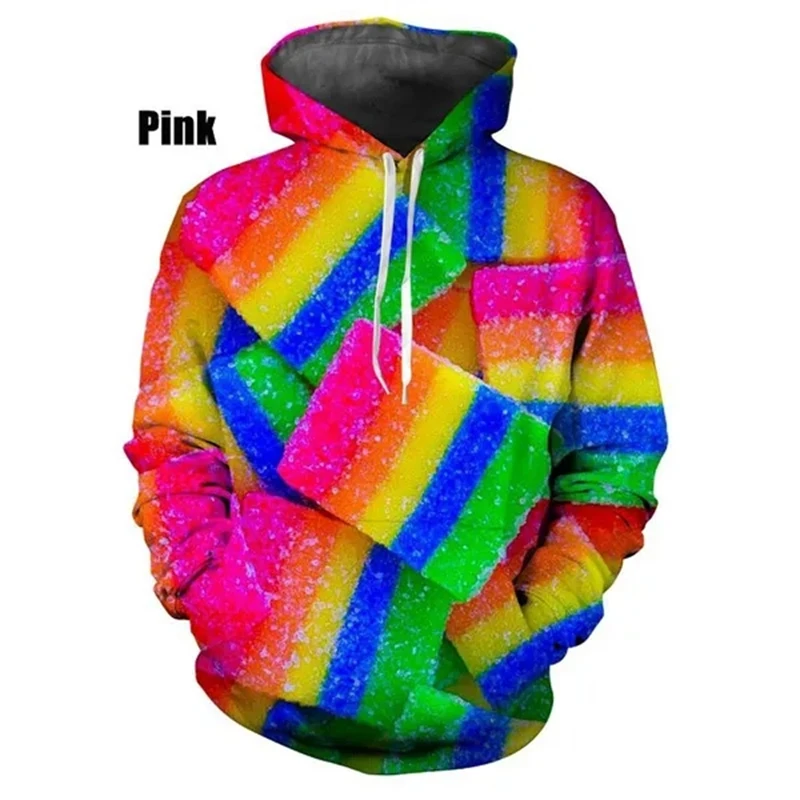 New Fashion 3D Print Candy Snack Bag Sugar Fashion Casual Hoodies Sweatshirts For Men Women Chilren Clothing New Hoodies Hooded