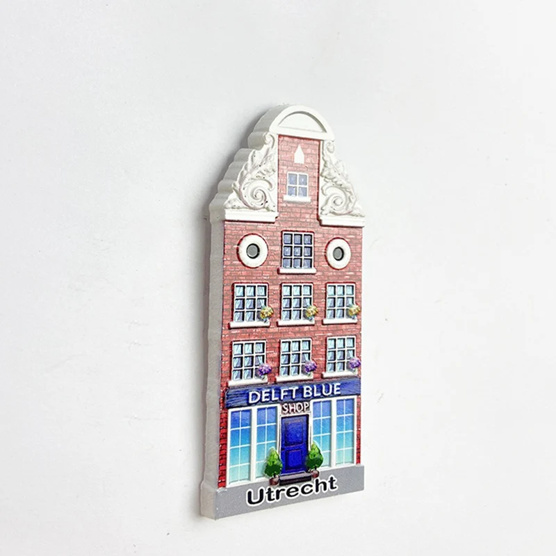 Utrecht, Netherlands tourist souvenirs, 3D refrigerator magnets, home decor items, Architectural Humanities Collection