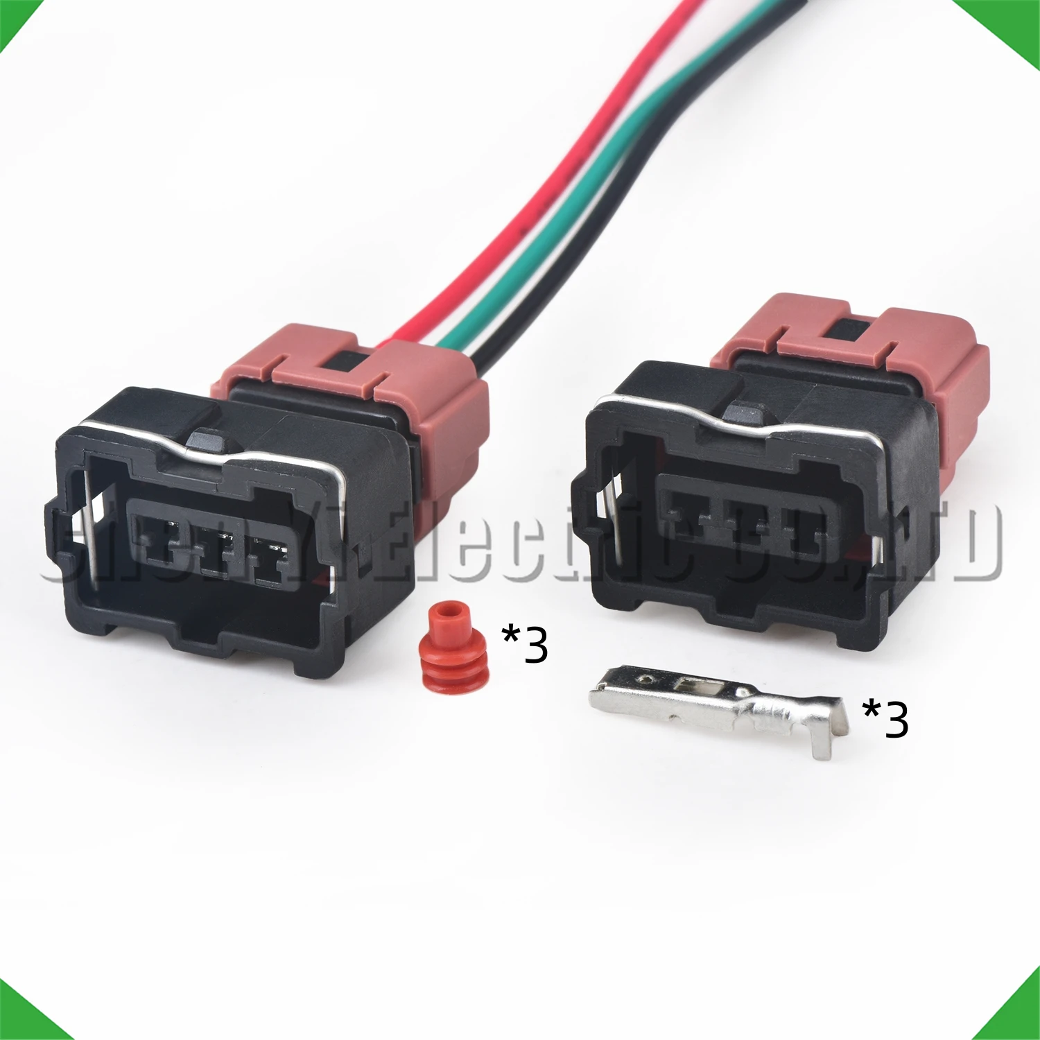 3 Pin Auto Connectors High voltage ignition coil Engine Coolant Temperature Sensor harness Plug PB185-03026 For Mitsubishi 4G15