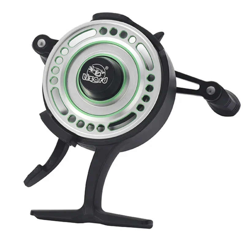 Lizard Free runner spool reel with EVA knob available for metal and plastic spool ice fishing reel