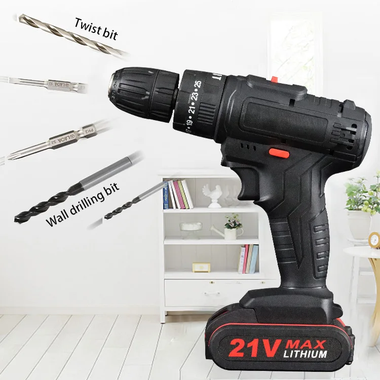 Perceuse visseuse à percussion électrique sans fil, sans brosse