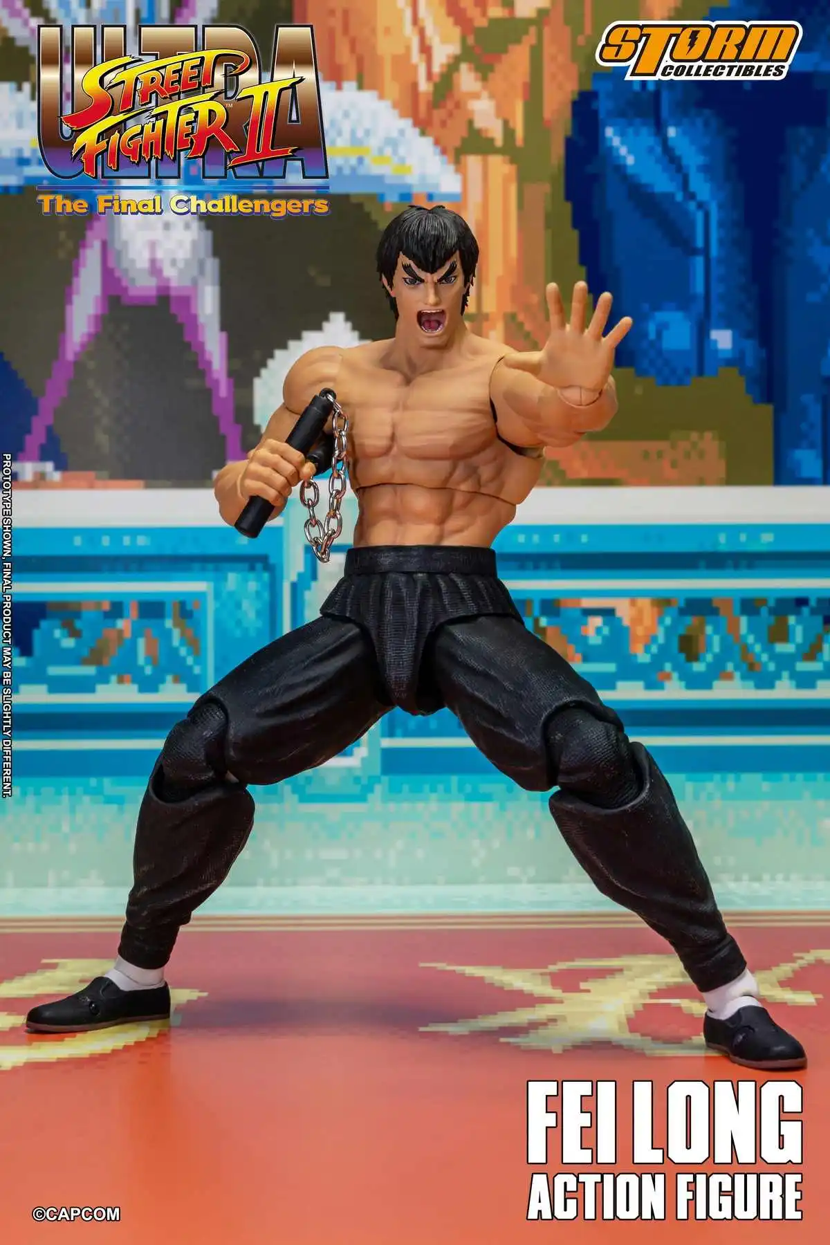 Original Storm Toys Ultra Street Fighter II The Final Challengers Fei Long Auf Lager Anime Figur Modell Spielzeug