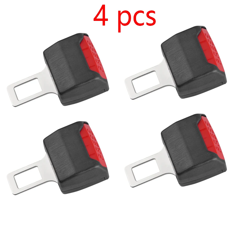 2 PCS Car Seat Belt Clip Extender Safety Seatbelt Lock Buckle Plug Thick Insert Socket Extender Safe