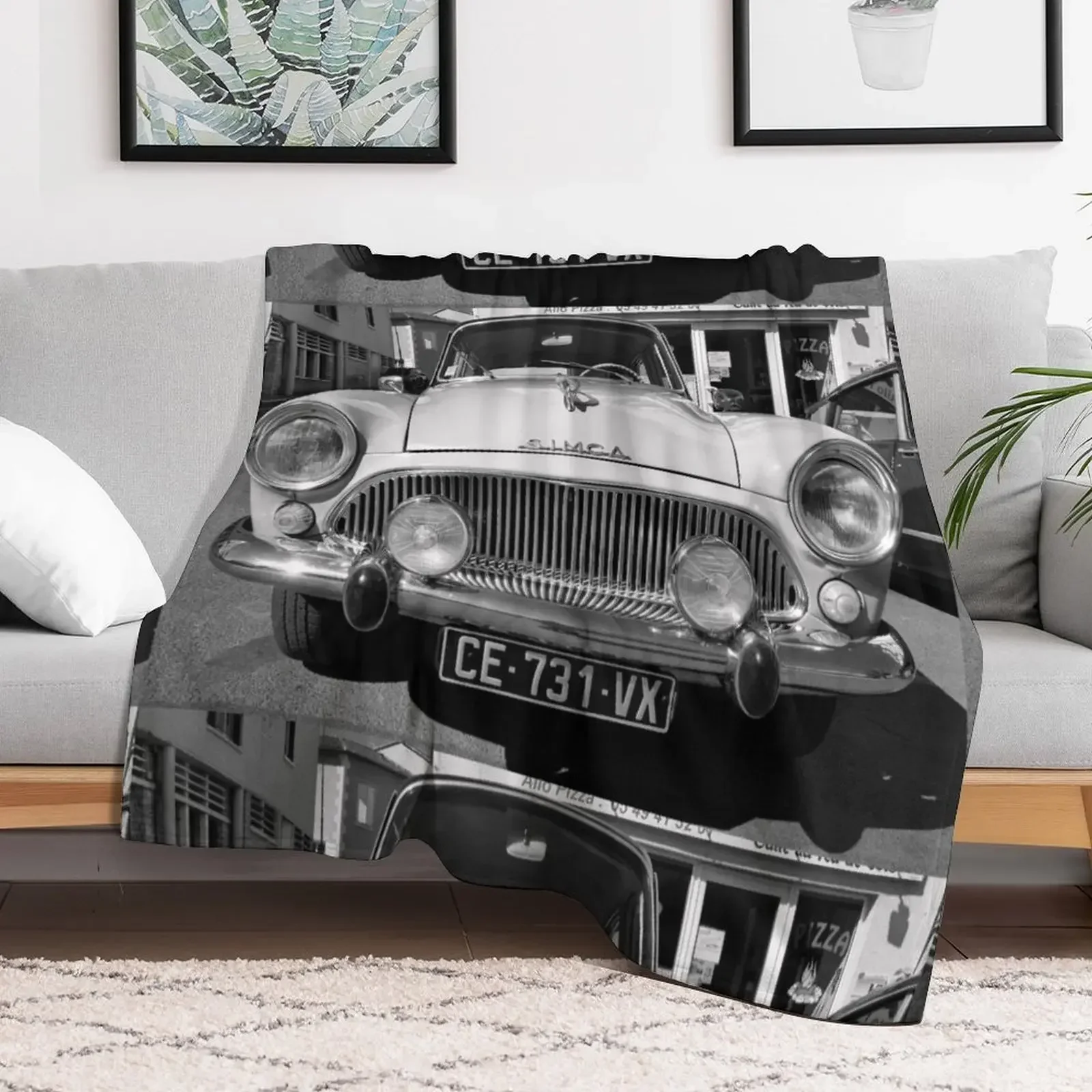 r1664/ 3 - cars - voitures ancienne par Okaio Olavia-Olao Throw Blanket Sofa Quilt Sofa Blankets