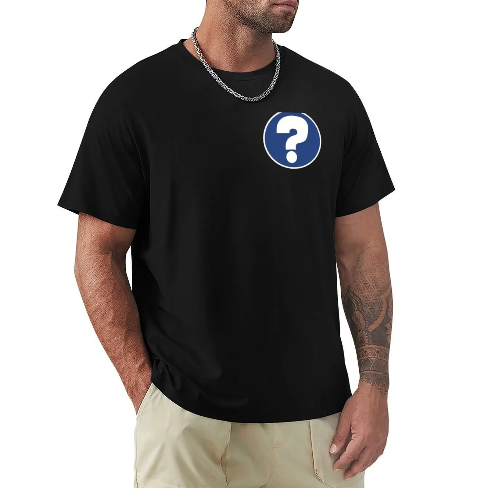 Mike Tyson Mysteries Logo (Blue) T-Shirt Casual Holiday Short Sleeve Tee