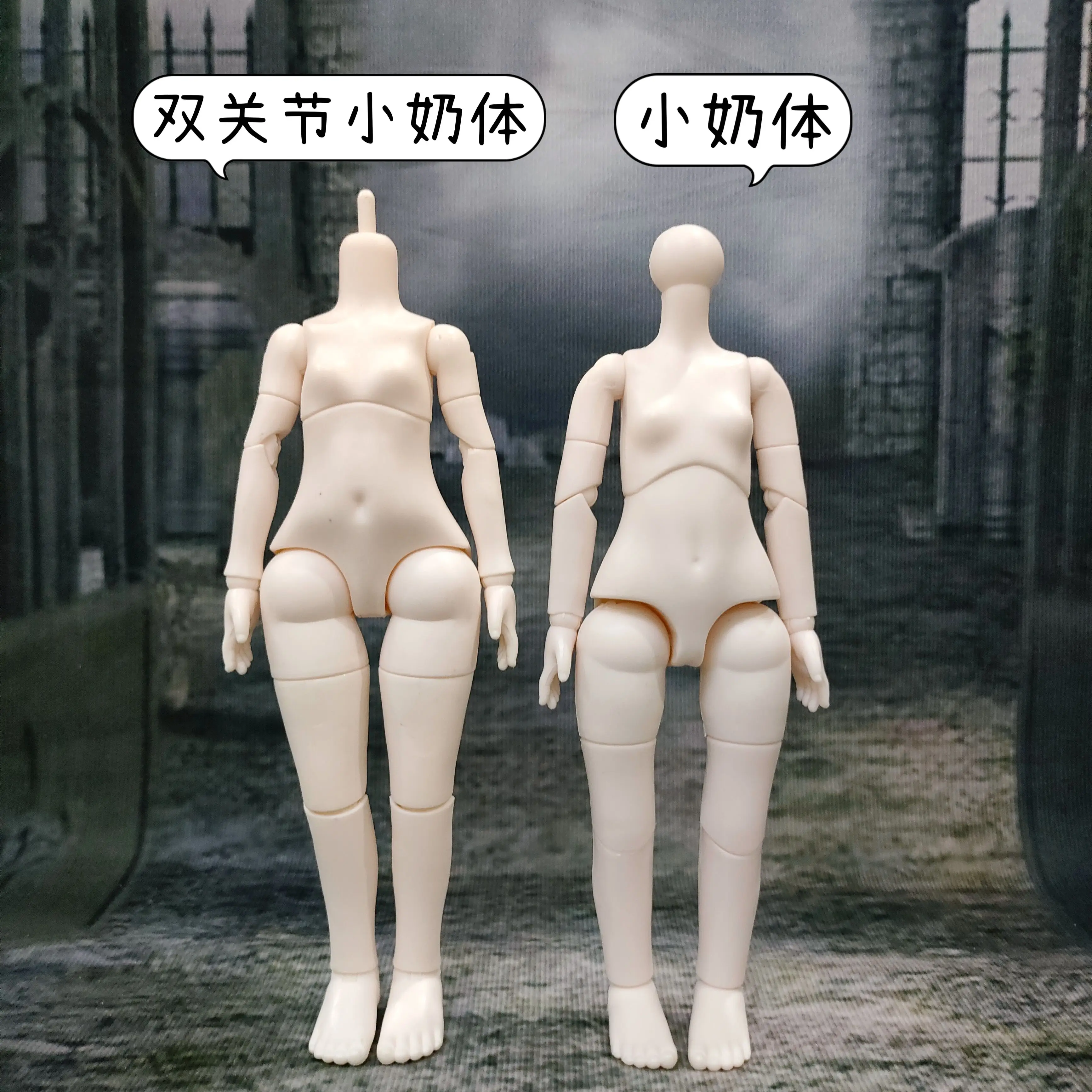 

6 Inch Articulated Doll Body Small Baby Skeleton Figure for Customization MJD Model Toy Accessory