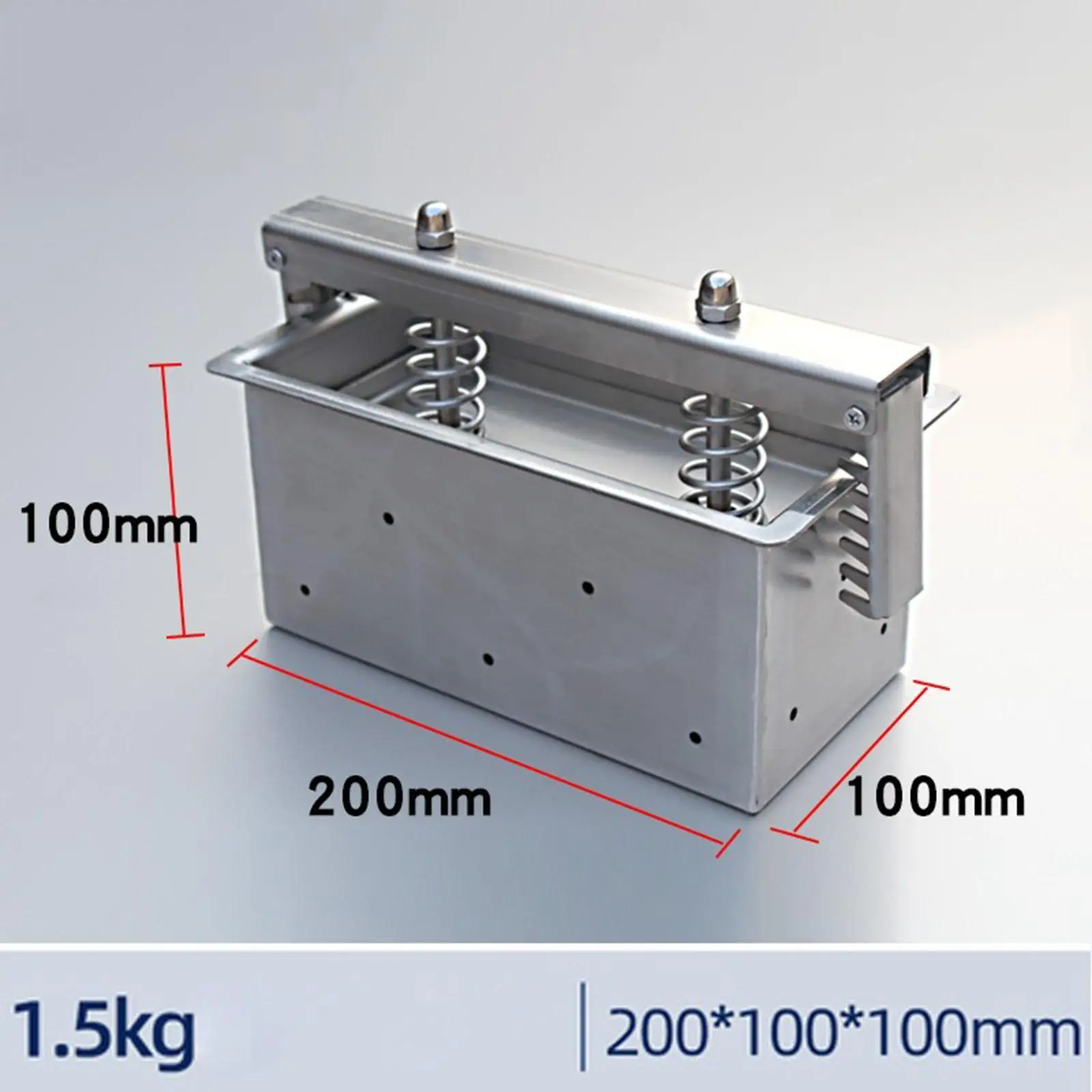 Meats Press Tool Forming Tool,Stainless Steel,Porks Roll,Kitchen Cooking Pressing Tool Rectangle for Beef Brick,Sandwich Meat