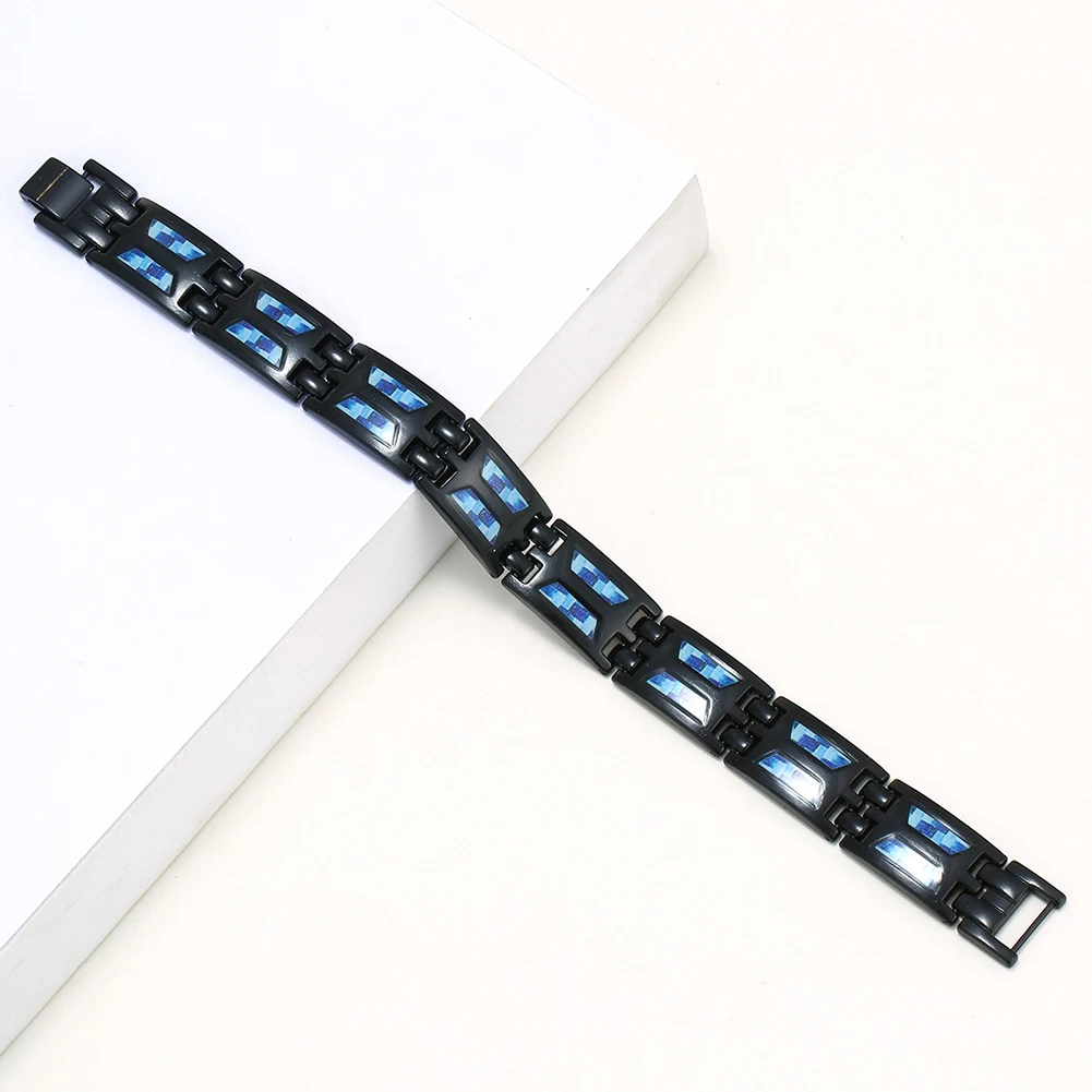 Personalized Magnets Bracelet For Men Fashion Sturdy Wristbands Gift For Boyfriends Husband