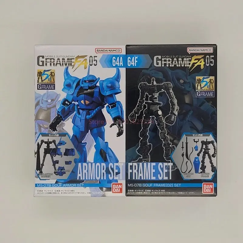 En stock Juguete de caramelo genuino Bandai Gundam G Frame Fa 05 |   Master Gundam Gouf Justice Hyaku-Shiki Gm Kit de modelo de ensamblaje regalo