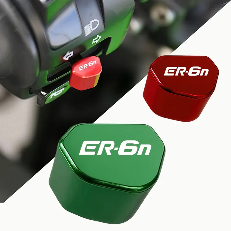 Aluminum Motorcycle Turn Signal For Kawasaki Ninja ER6F ER6N ER-6N ER-6F 2006 -2026 ER6 F/N Switch Button Keycap Accessories