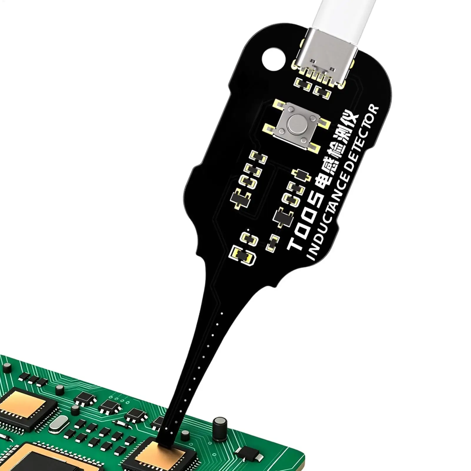 Inductance Meter Accurate Testing Checker Phone Electromagnetic Transducer Tester for Electronics PC Phone Speaker Motherboard