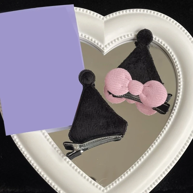 Jepit Rambut Telinga Karakter Anime Keren Jepit Rambut Y2k Jepit Rambut Lucu untuk Wanita