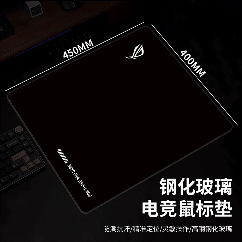 

Anime Glass Mouse Pad Tempered PV Smooth Large FPS Esports Gaming Desk Mat Custom Pattern Mousepad Keyboard Accessories Gift