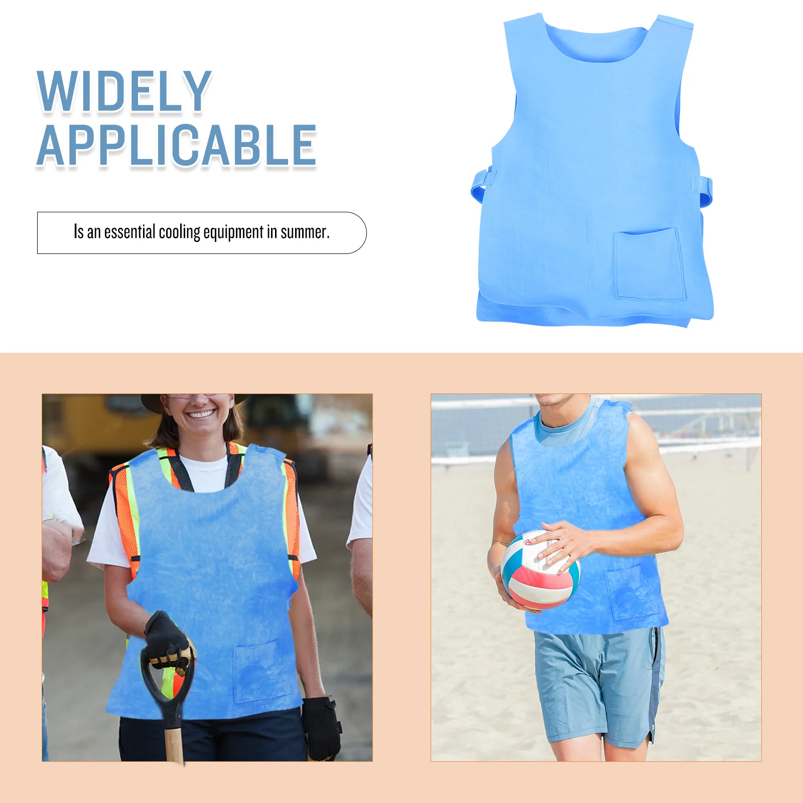 

Summer Cooling Vest for Outdoor Sports Travel Picnic Hot Weather Comfortable Reusable Cooling Vest for Men Women Lightweight