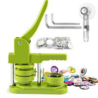 Round Badge Button Maker Badge Maker Machine Blank Pin Button Badge 32/58mm DIY Art Craft Machine with Button Part+Circle Cutter