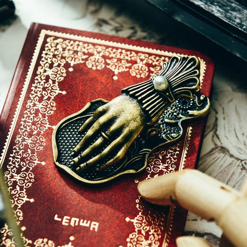 خمر ورقة كليب العتيقة غير المرغوب فيه مجلة المعادن سيدة اليد ورقة كليب ألبوم اليوميات سكرابوكينغ المنظم الحرف اليدوية أفضل الهدايا #3