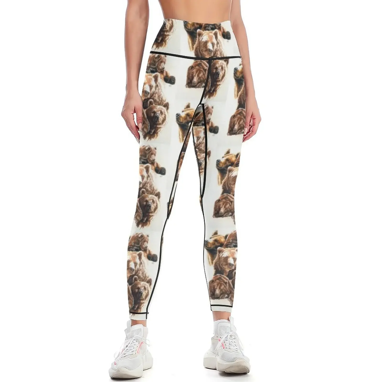 

Bear With Me Leggings sport pants Women's sportswear workout clothes for gym womans Womens Leggings