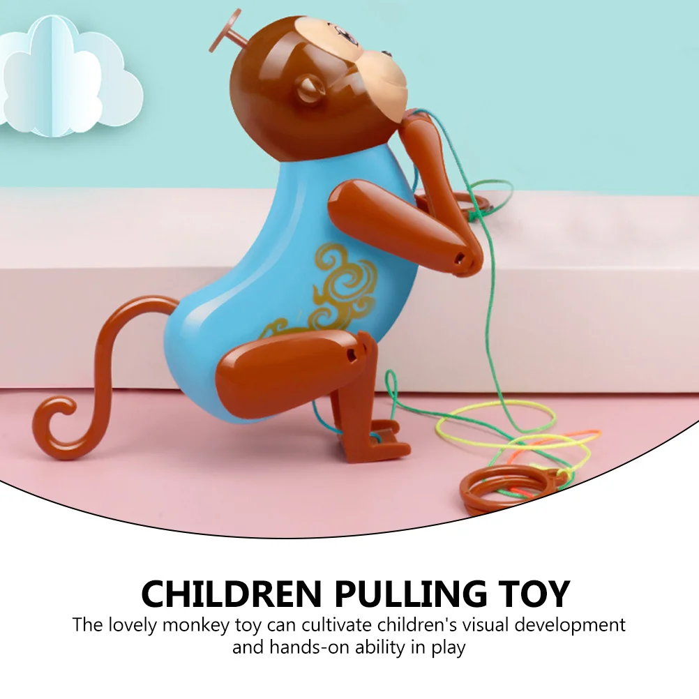 

Climbing Rope Monkey Toys Finger for Kids Children Montessori Pull behind Balance