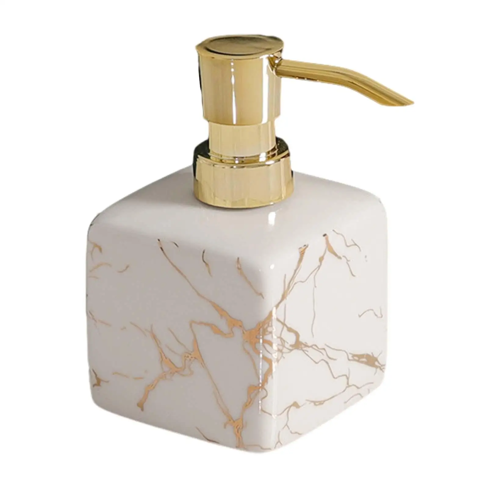 Liquid Soap Dispenser with Pump Portable Refillable Liquid Container Lotion Dispenser for Washroom Hotel Toilet Bathroom Decor