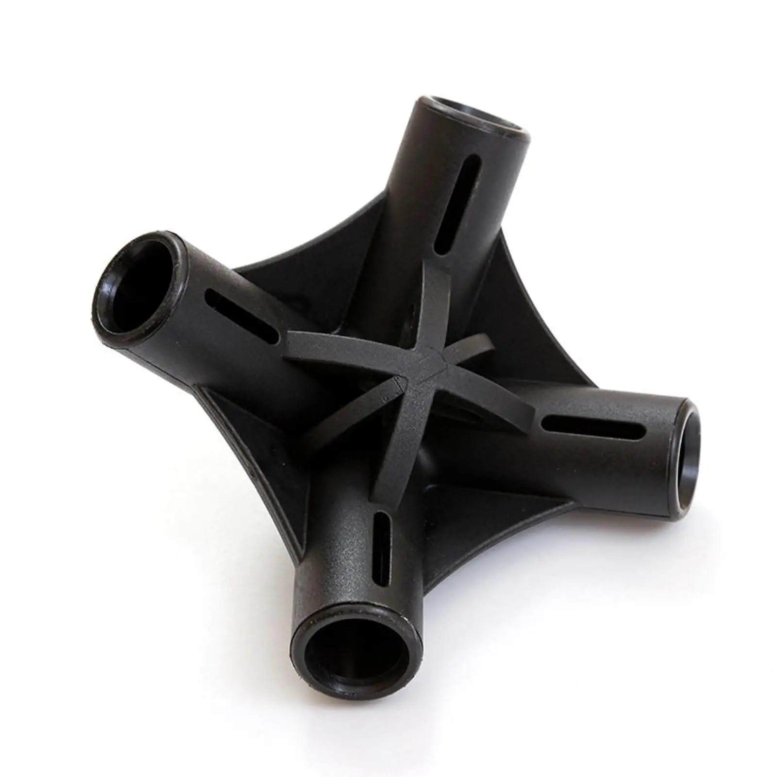 Tent Connector 4 Ways Tent Joint Durable PP Plastic Pole Adapter Fittings for Camping Awning Tent Structure Camper Accessories