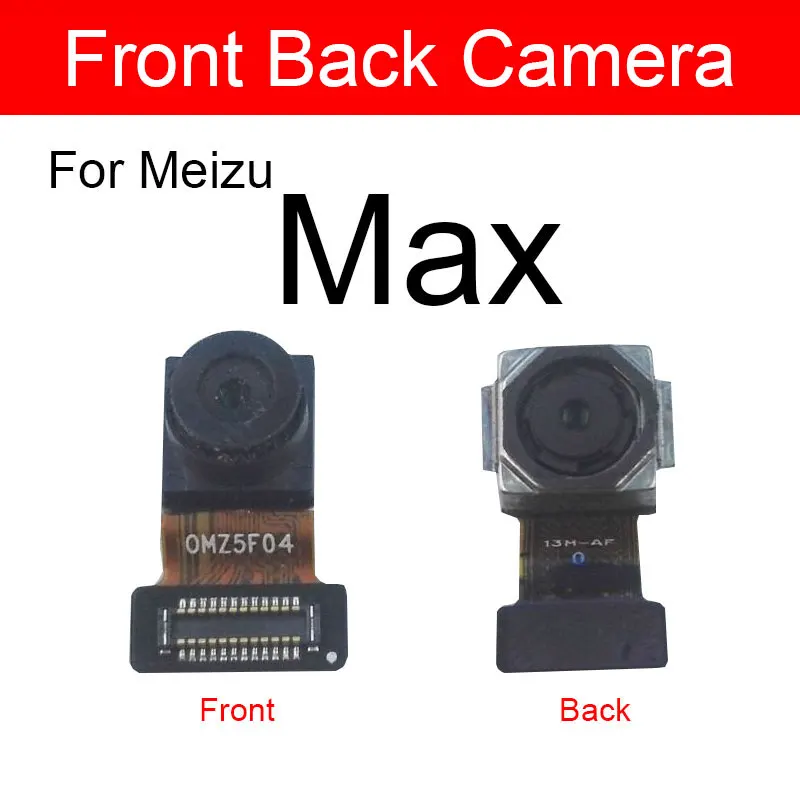 Front & Rear Camera Module Flex Ribbon Cable For Meizu Meilan Blue Charm Max Main Camera Small Camera Replacement Repair