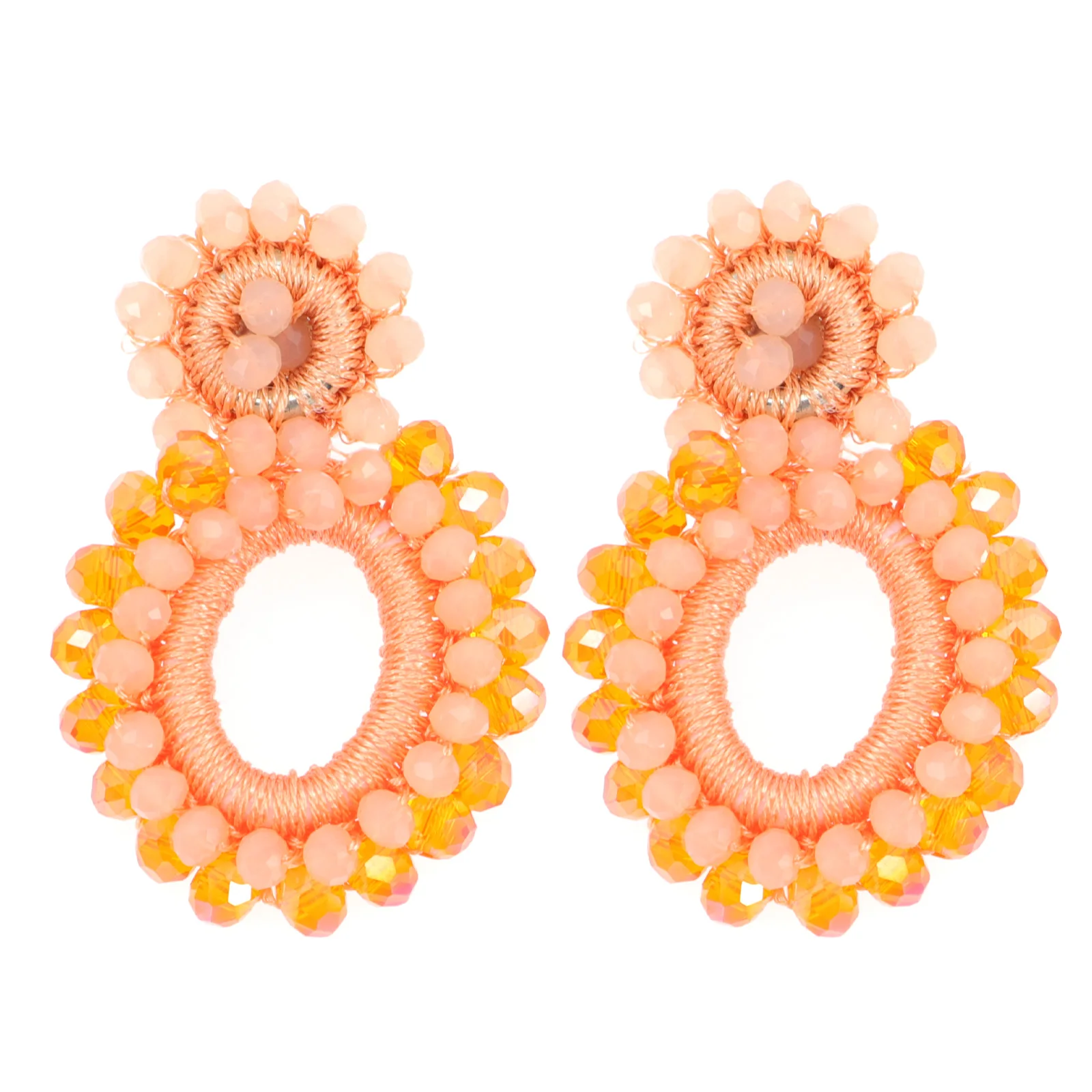 

Beaded Earrings Women Resin Boho Fashion Accessories Earrings For Women Trendy Handmade Chic Bohemian Style