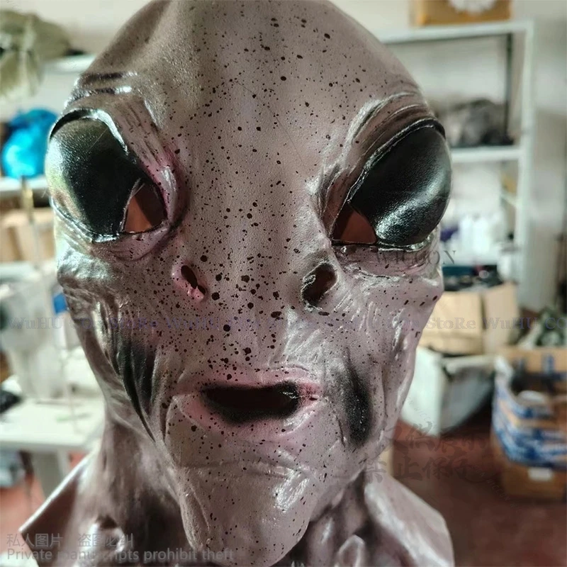 Alien Maske Halloween Horror Latex Vollkopf masken beängstigend Erwachsenen Cosplay Alien Maske für Männer beängstigend Voll gesichts Mascara für Frauen Anime