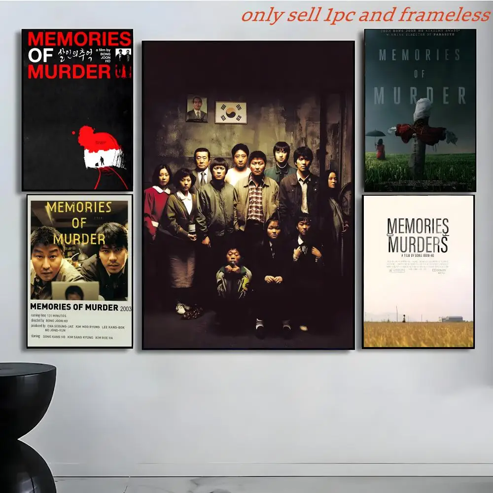 Crime film M-Memories of Murder Poster Poster painting with prints Home bedroom living room decoration gift