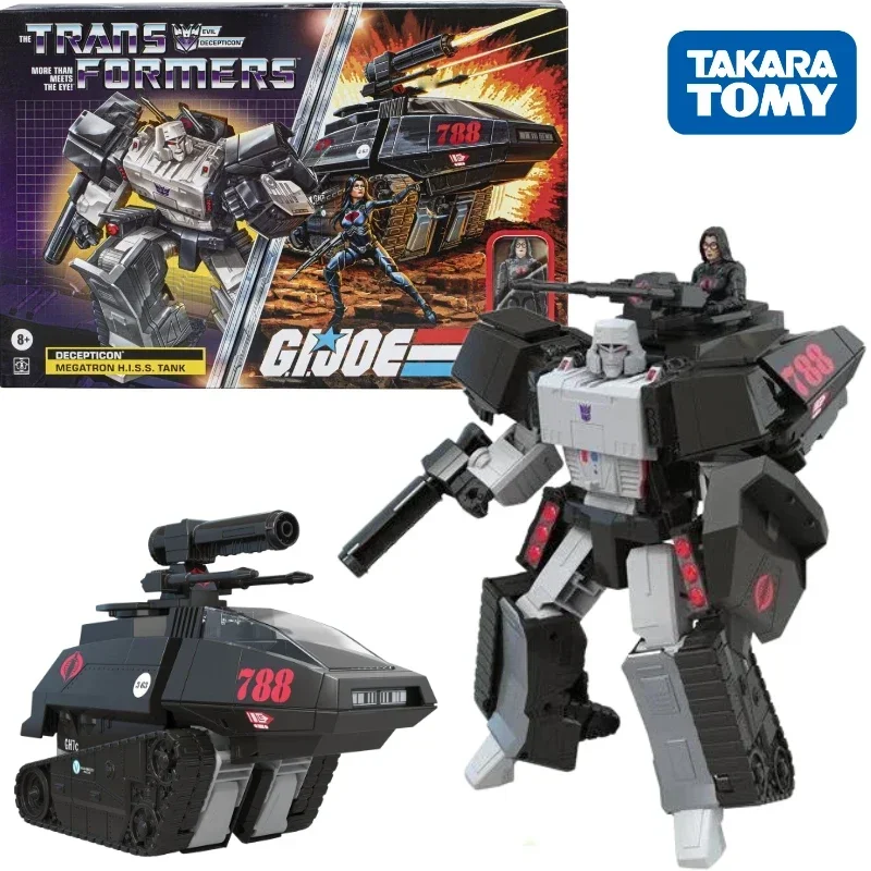 

В наличии Takara Tomy Трансформеры G Series Crossover Спецназ Танк Мегатрон и Баронесса Робот Аниме Экшн Модель Игрушки Подарок