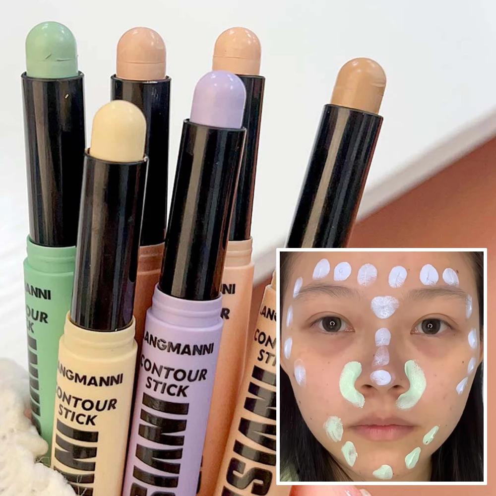 Modify Skin Tone Concealer Foundation Stick Lasting Cover Acne Spots Dark Circles Waterproof Moisturizer Foundation Cream Makeup