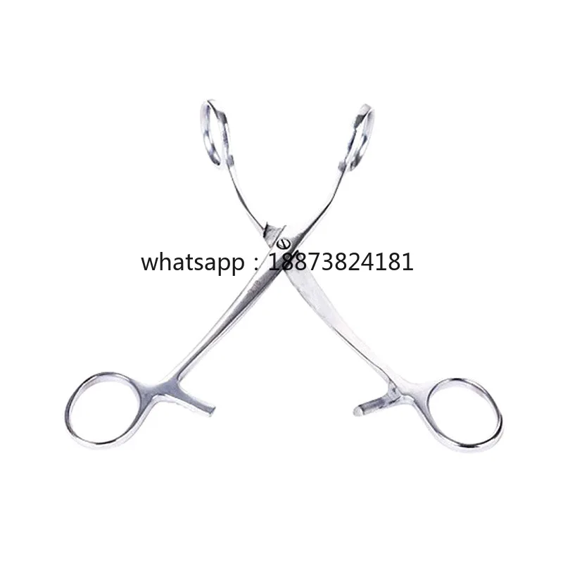 

Tongue Forceps Dental Examination Clamp Stainless Steel Straight Head Oral First Aid Tongue Retractor Mouth Opener Silver fast