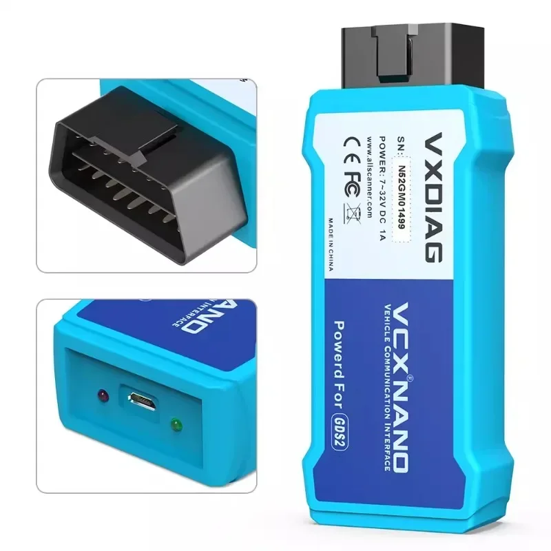 VXDIAG VCX N-ANO para GM/O-PEL GDS2 WIFI USB General O-pel