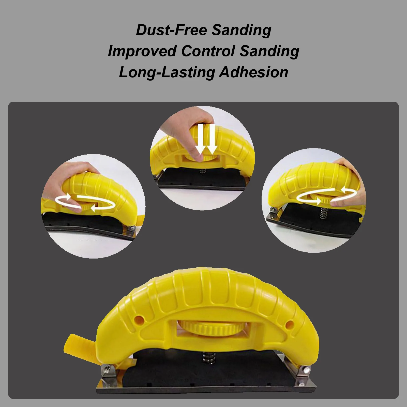 

Шлифовальные блоки, шлифовальный станок, регулируемый шлифовальный инструмент с эргономичной ручкой для мебели, плитки, краски, влажного металла, сухой автомобильной промышленности