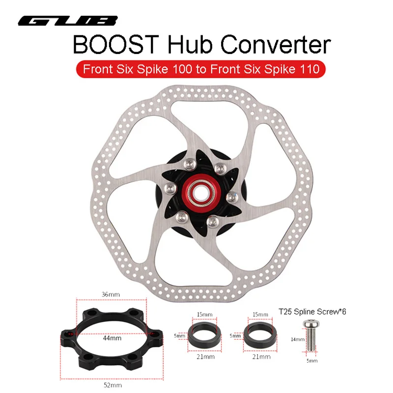 GUB G611 BOOST HUB CONVERTER FRONT 100*15 TO 110*15 CONVERTER / SEAT / SPACER WASHER 148*12 BIKE HUB ACCESSORIES