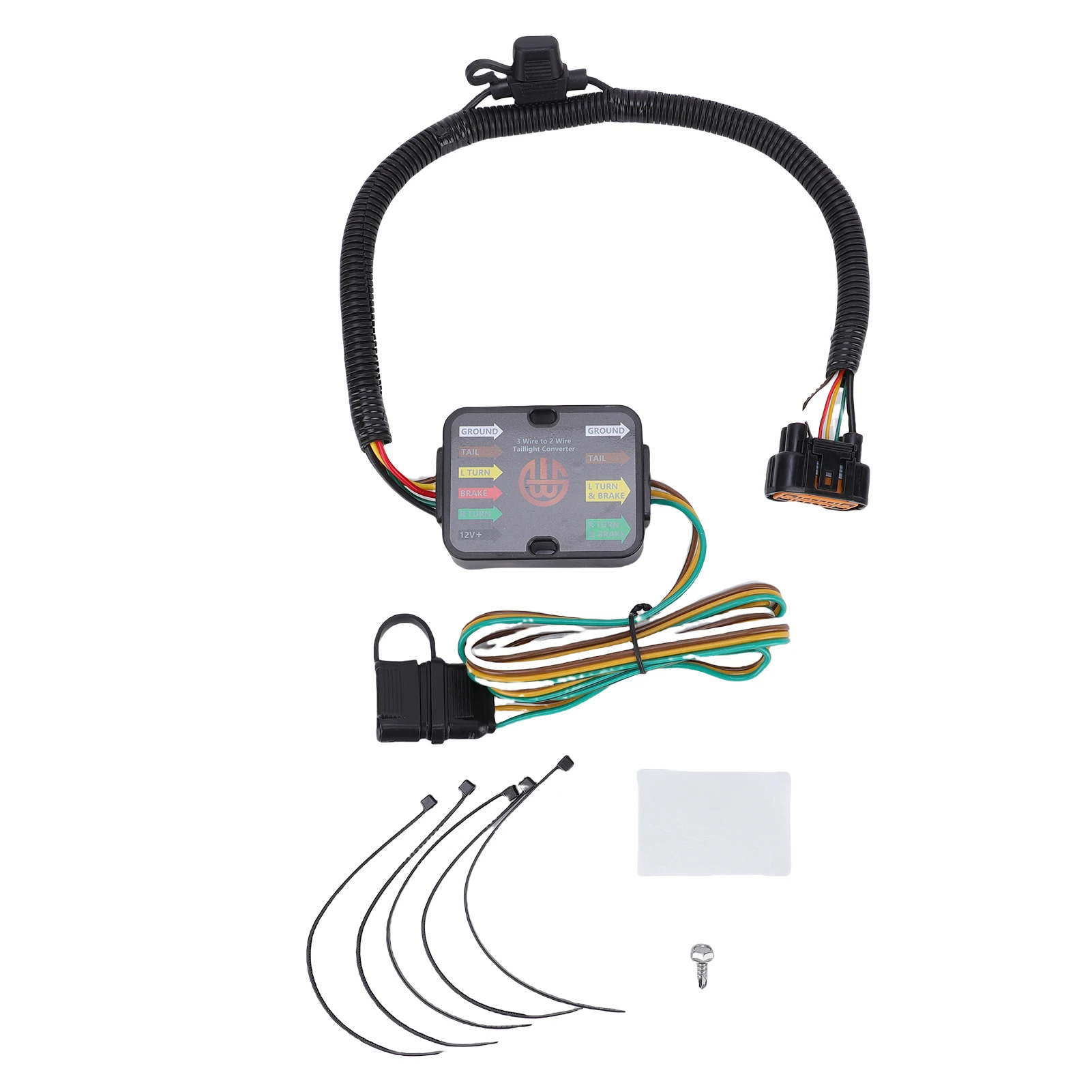 

4 Pin Trailer Wiring Harness 118784 Plug and Play Trailer Light Wiring Replacement For Santa Fe Palisade Cruz Tucson