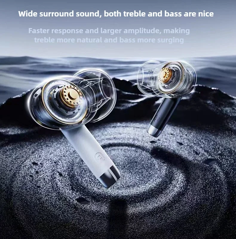 REMAX Active Noise Canceling Bluetooth Headsets Music Wireless Earphones in-Ear Headphones Large Capacity Battery Earbuds