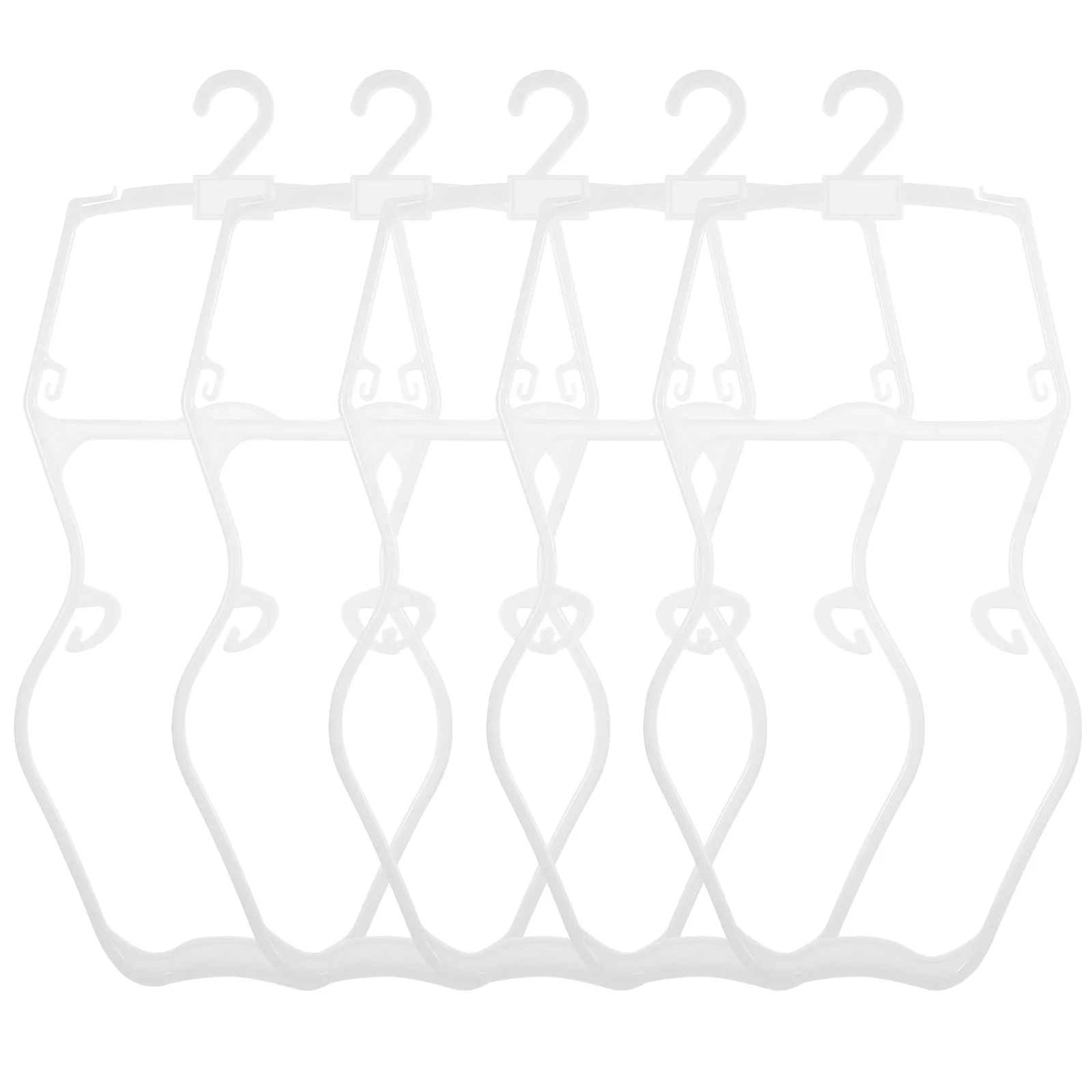 5 Pcs Swimsuit Hanger Child Bridal Hangers Small Kids Stacker Pearl Toddler Bathing Model