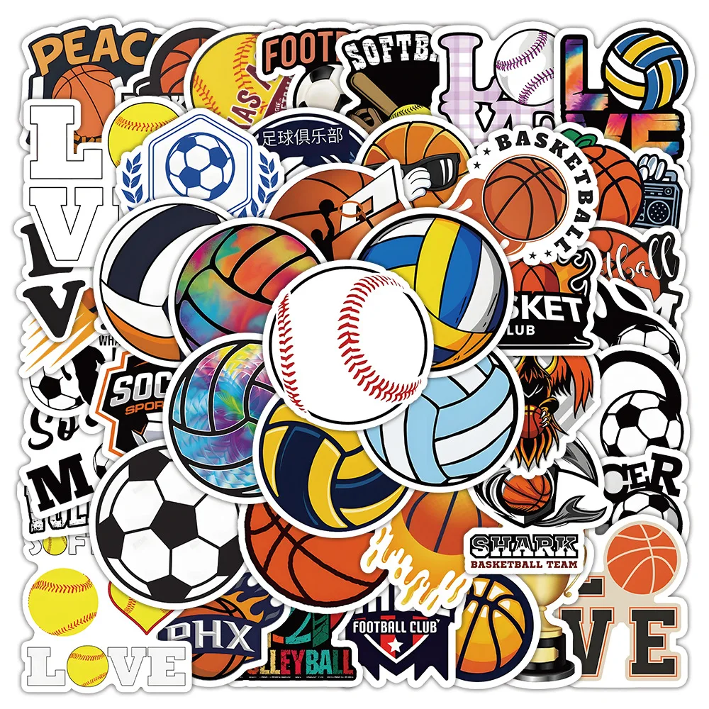 10/30/50PCS Mixing Ball Sticker Graffiti Cartoon Tablet personalizzato bottiglia chitarra Scrapbook cancelleria Wall Sticker decorazione