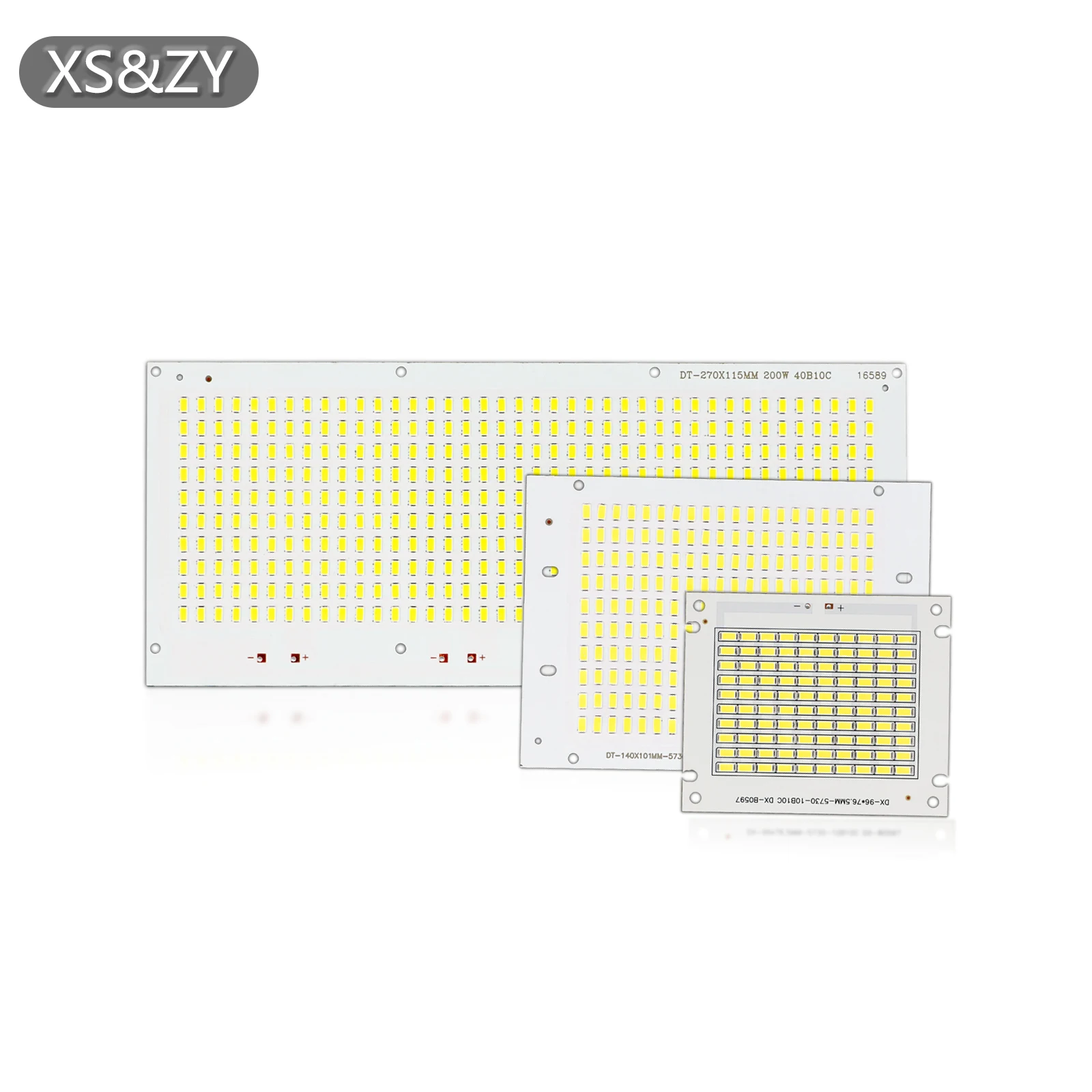 LED Projection Light Strong Light Board 50W 100W 200W White DC30-33V High Heat Dissipation Aluminum Substrate For Ceiling Light