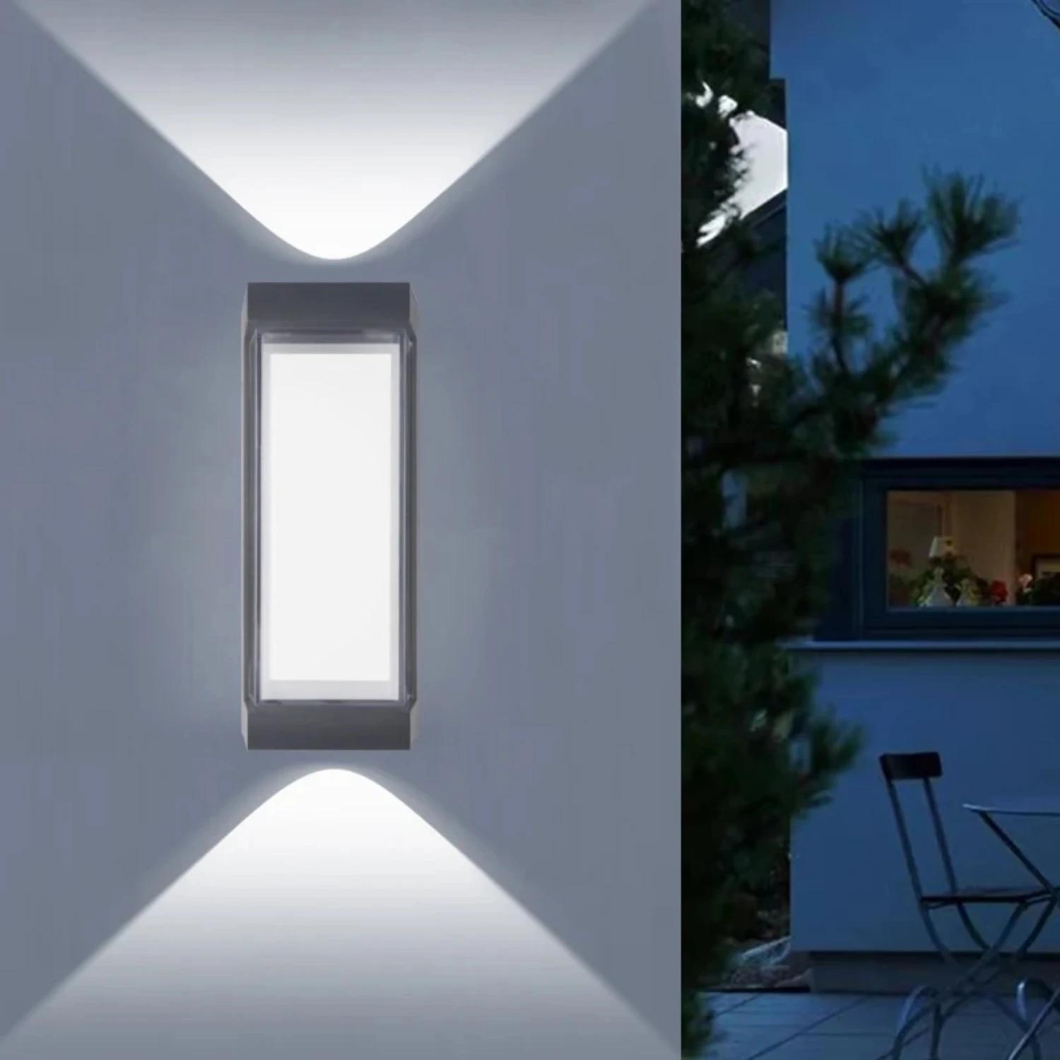Modern Waterproof Down Wall Lamp Outdoor Indoor Light AC85-265