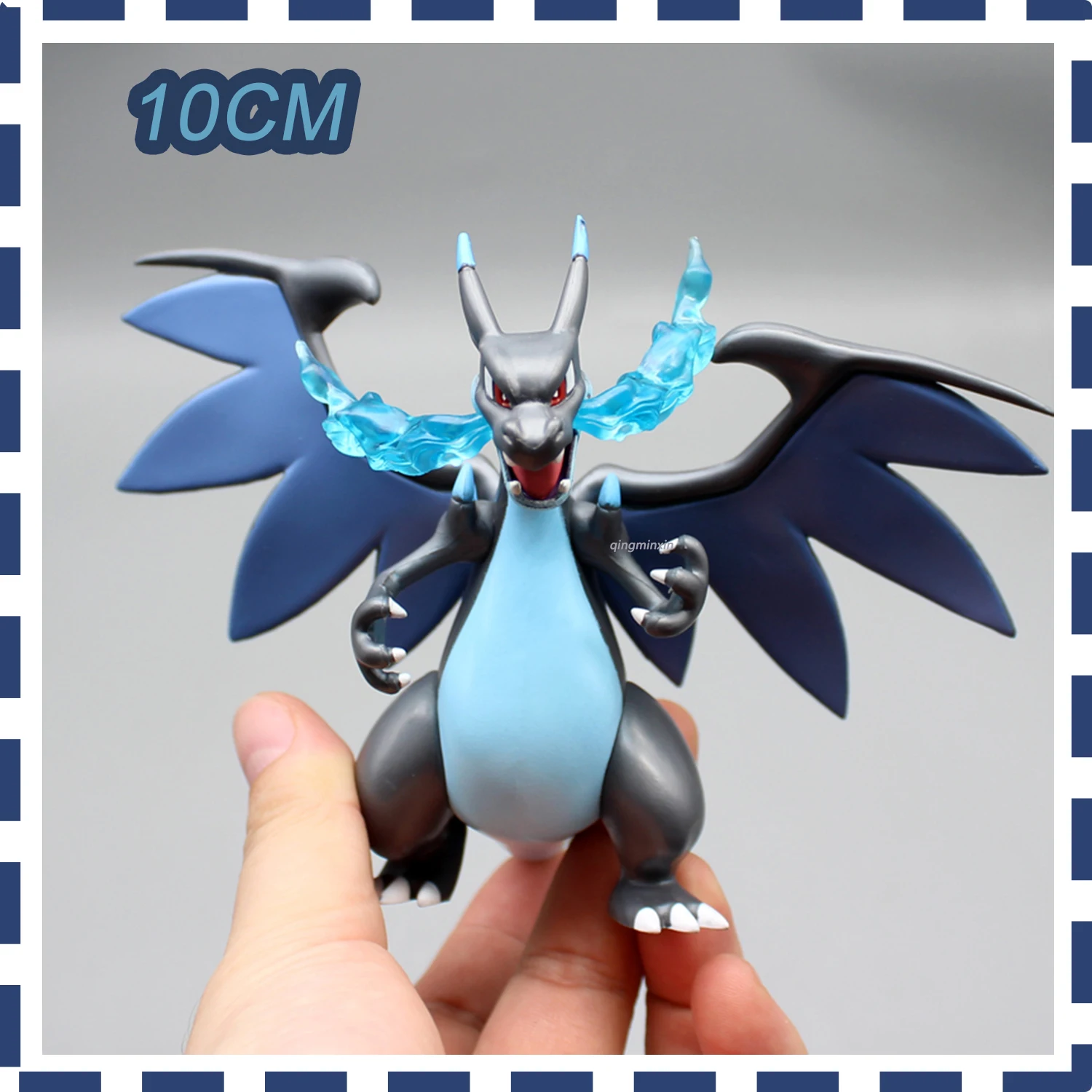 10cm Pok é Mon Maga Fire Dragon X Banjilas Color Box Anime Garage Kit Chassis Accessories Collect Model Doll Ornament Toys Gifts