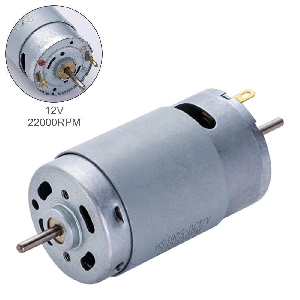 390 DC Motor DC 12V 22000RPM High Speed Mini Motor Large Torque Motor for DIY Toys Small Appliances