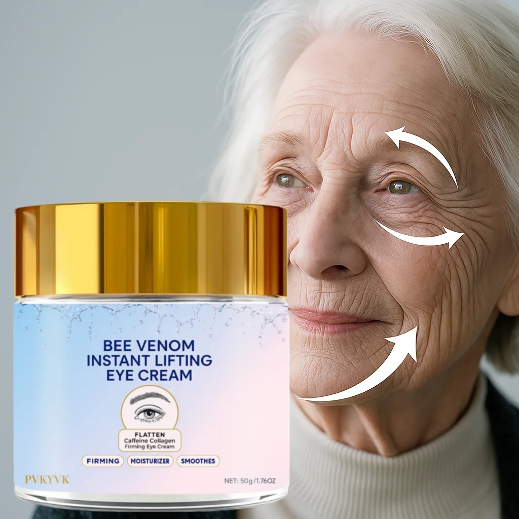 

КРЕМ ДЛЯ ПЫШКИ ВЕНОМ INSTANT LIFTINGEYE Уменьшает внешний вид тонких линий, морщин, гусиных лап, линий улыбки, мороженных линий и т. д.