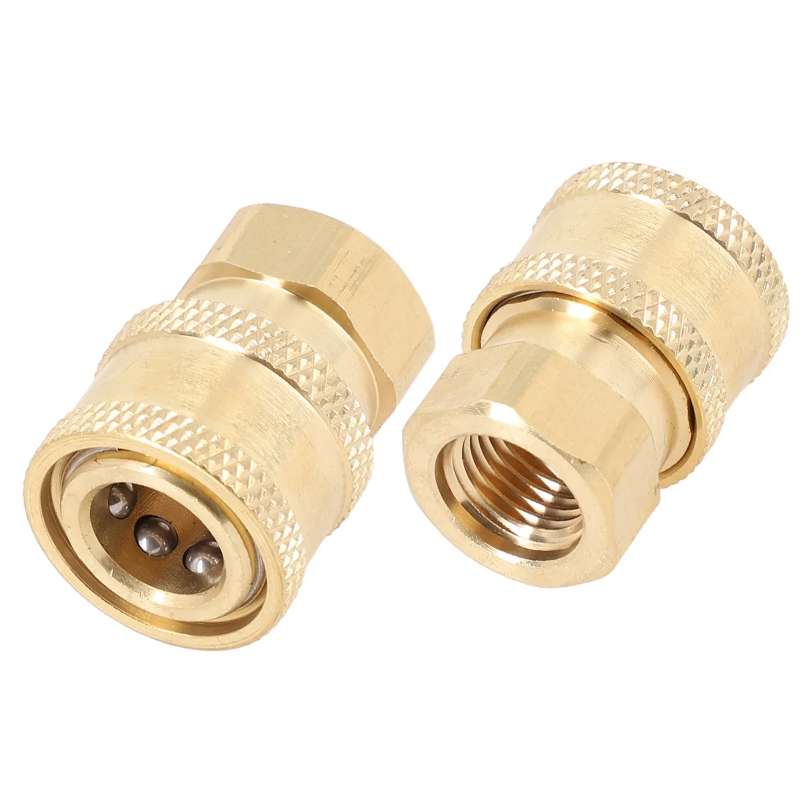 

Pressure Washer Coupler Enhance Your Pressure Washer Set Up with 2 High Quality Brass Fittings 1/4 Inch NPT Female Couplers